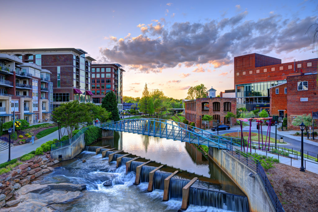 A vibrant picture of Greenville, South Carolina